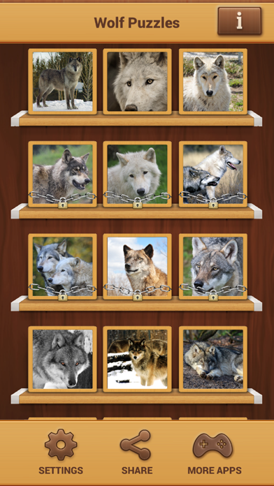 Screenshot #1 pour Jeux De Puzzle Loup - Le Meilleur Jeu De Réflexion