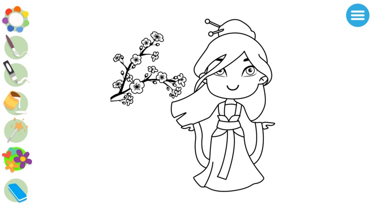 Kids Princess Coloring Books screenshot-4