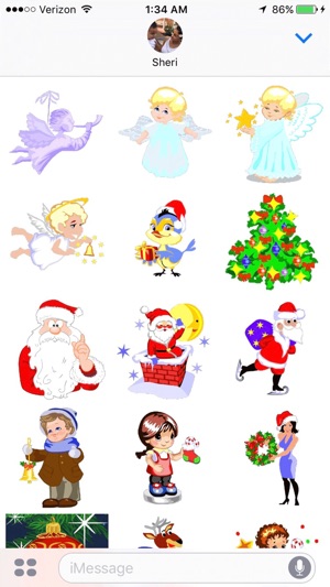 Animated Christmas Sticker
