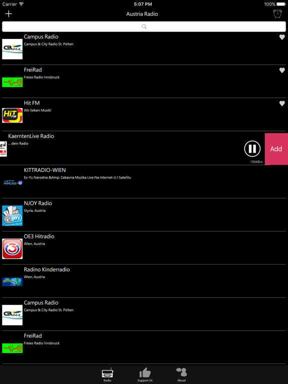 Austrian Radio iPad screenshot 4 - Entertainment app