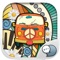 Purchase Hippie Emojis and get over 50+ Hippie emojis to text friends