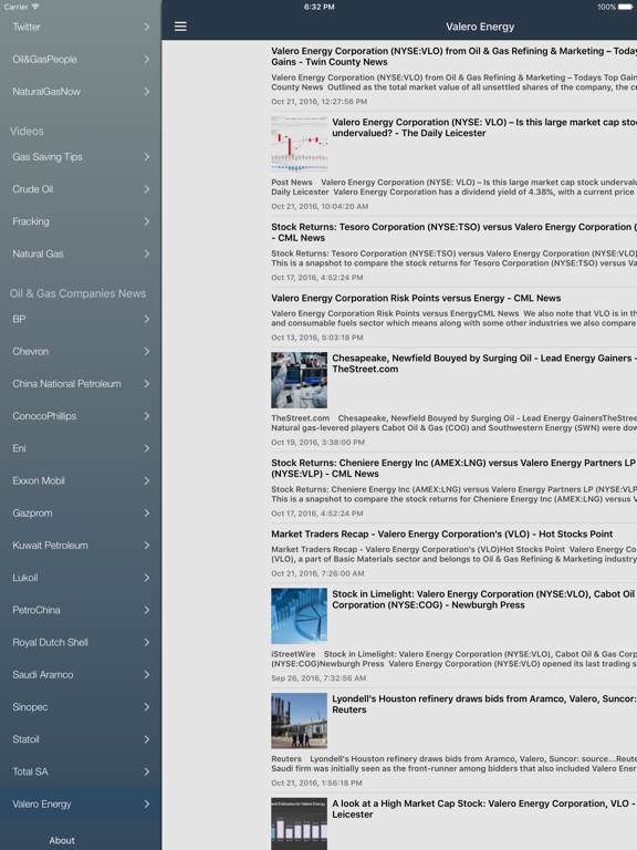 Oil News & Natural Gas Updates Today iPad screenshot 5 - News app