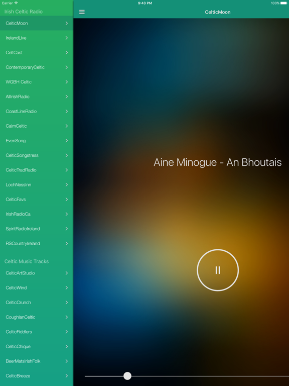 Screenshot #4 pour Irish Celtic Music & Scottish Folk Songs Free