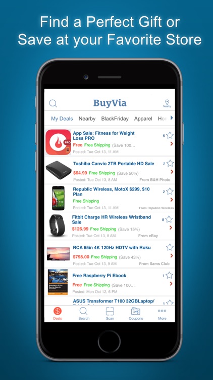 BuyVia - Best Deals, Shopping, Sales, Freebies
