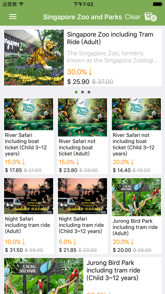 Singapore Attractions Tickets Discount - 1.3 - (iOS)