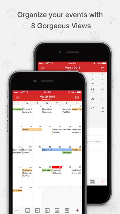 Tiny Calendar Pro - Sync with Google Calendar