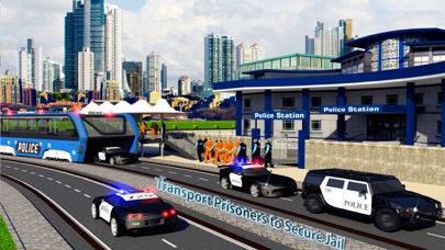警察高架バスシミュレータ3D：刑務所輸送 Prisoner Transport Bus Gameのおすすめ画像3