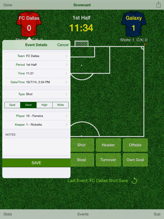 Screenshot #4 pour Score Soccer Lite