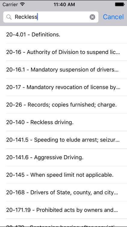 NCLaw - Motor Vehicle - Chapter 20
