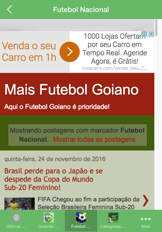 Mais Futebol Goiano screenshot 4