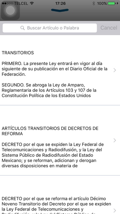 Ley de Amparo, Reglamentaria de la Constitución screenshot-4