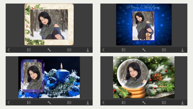 Winter Picture Frame - Instant Photo frame Maker