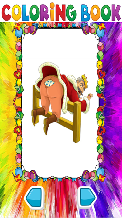 Princess Coloring Pages Fairy Tail Coloring Book iPhone screenshot
