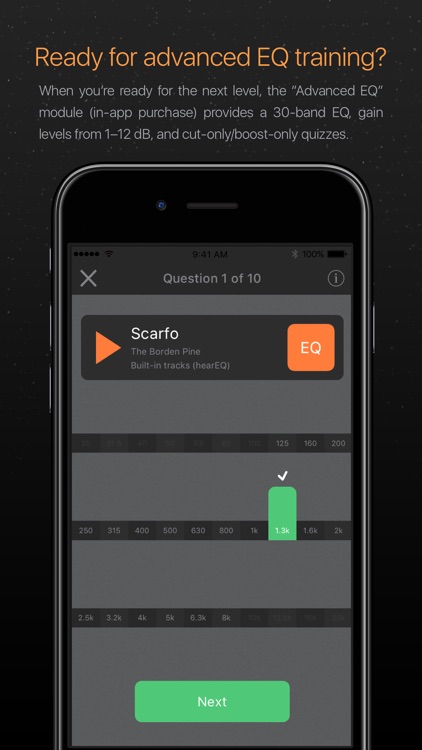 hearEQ: Ear training for musicians and engineers screenshot-3