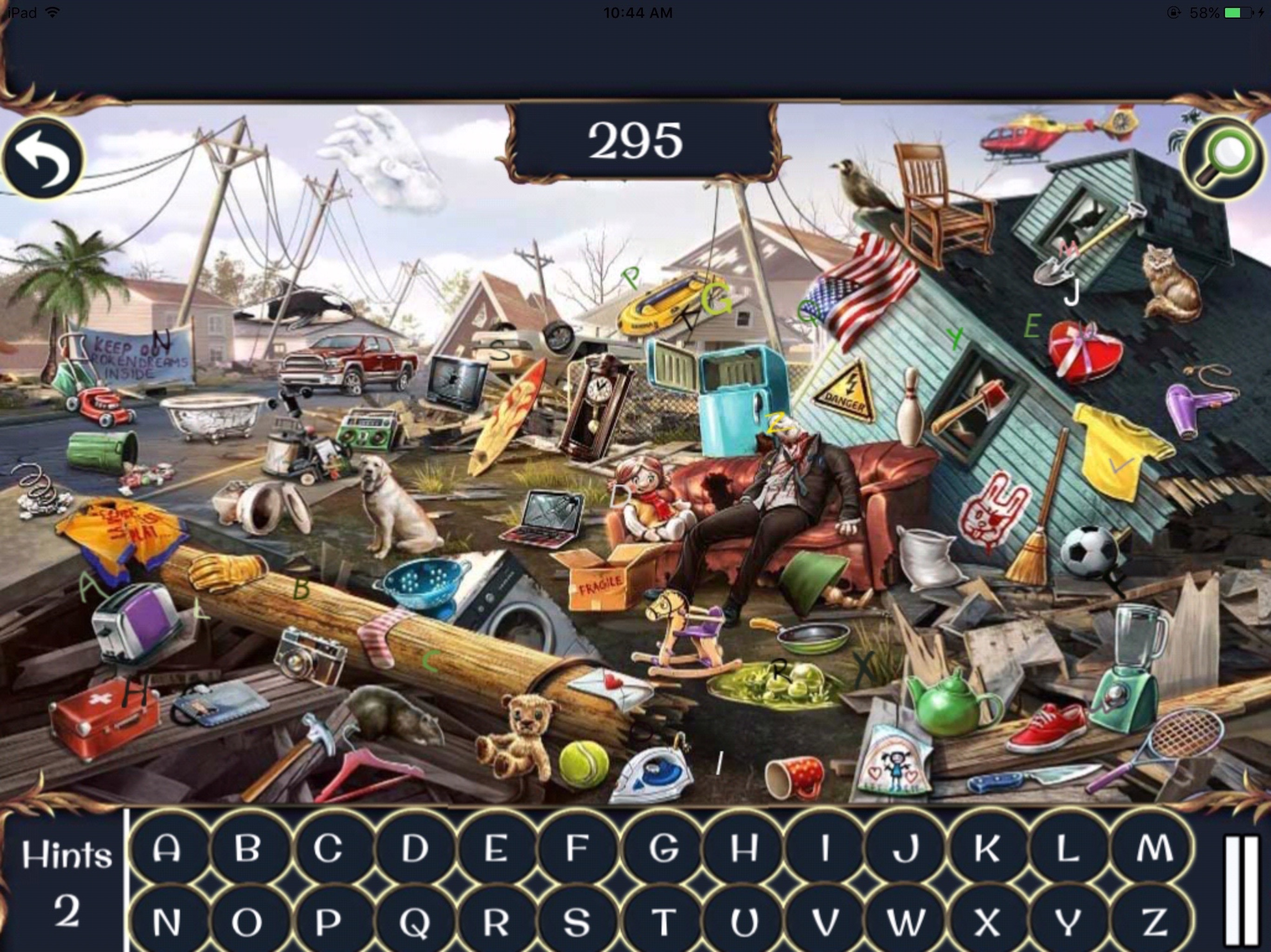 Free Hidden Object Games:Free Hidden Alphabets screenshot 8