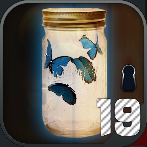 Room escape : blue butterfly 19 icon