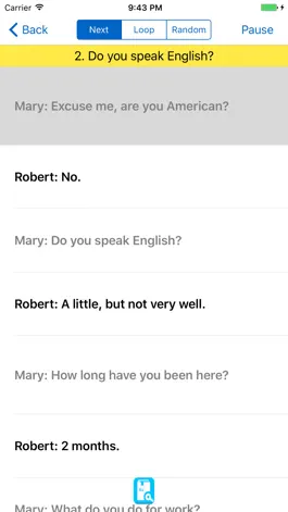 Game screenshot Offline Conversations - Easy English Practice hack