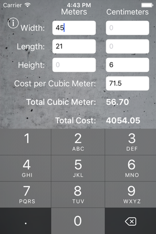 Concrete Calculate screenshot 3