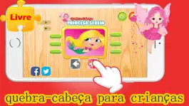 Game screenshot Quebra-Cabeça da Princesa Sereia no Jogos Educativos Grátis para Crianças e Jardim de Infância apk