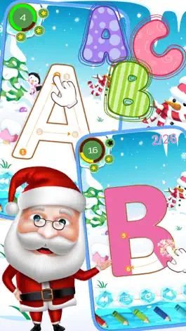 Game screenshot ABC Alphabet Tracing Letters Family For Christmas mod apk