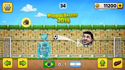 Puppet Soccer 2014 - Football championship in big head Marionette World Screenshot