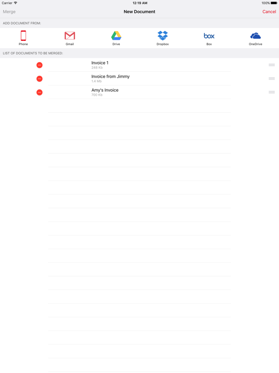 Screenshot #5 pour PDF Merge - Combine PDF Documents