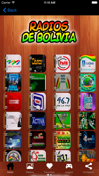 Screenshot #2 pour Radios de Bolivia en Vivo Emisoras Bolivianas
