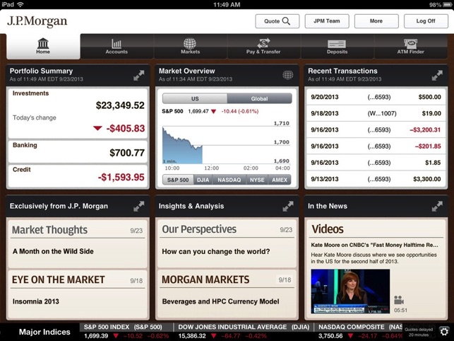 J.P. Morgan Mobile (SM)