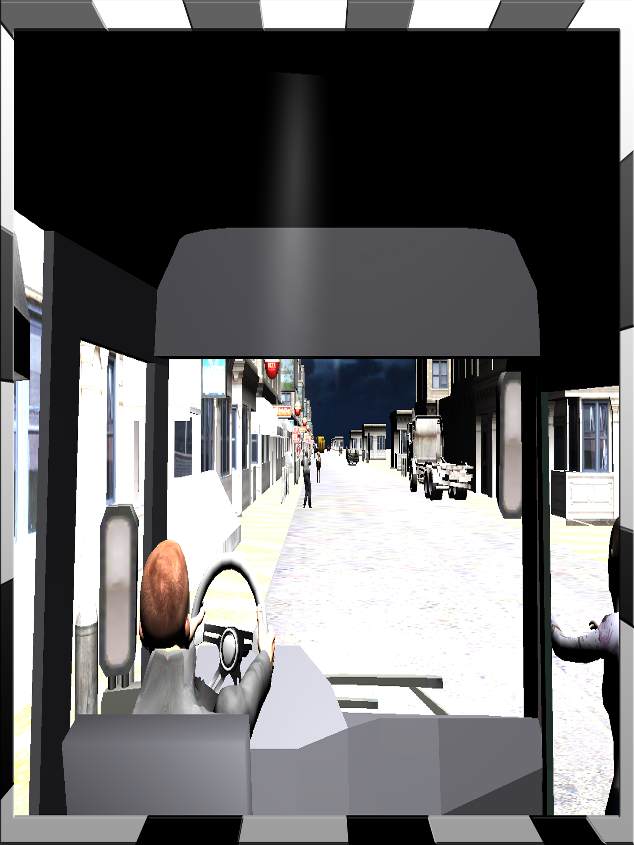 Adventurous Ride of Zombie City Bus driving game