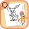 Icon Drawing and Coloring Book - Doodle Pad