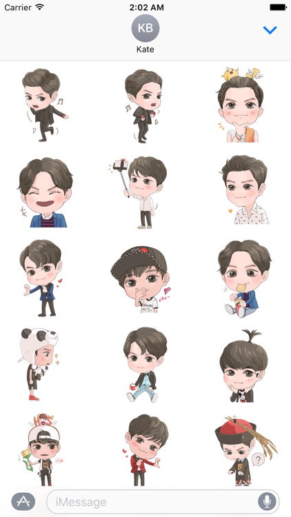 Adam - Handsome Boy Stickers Pack for iMessage