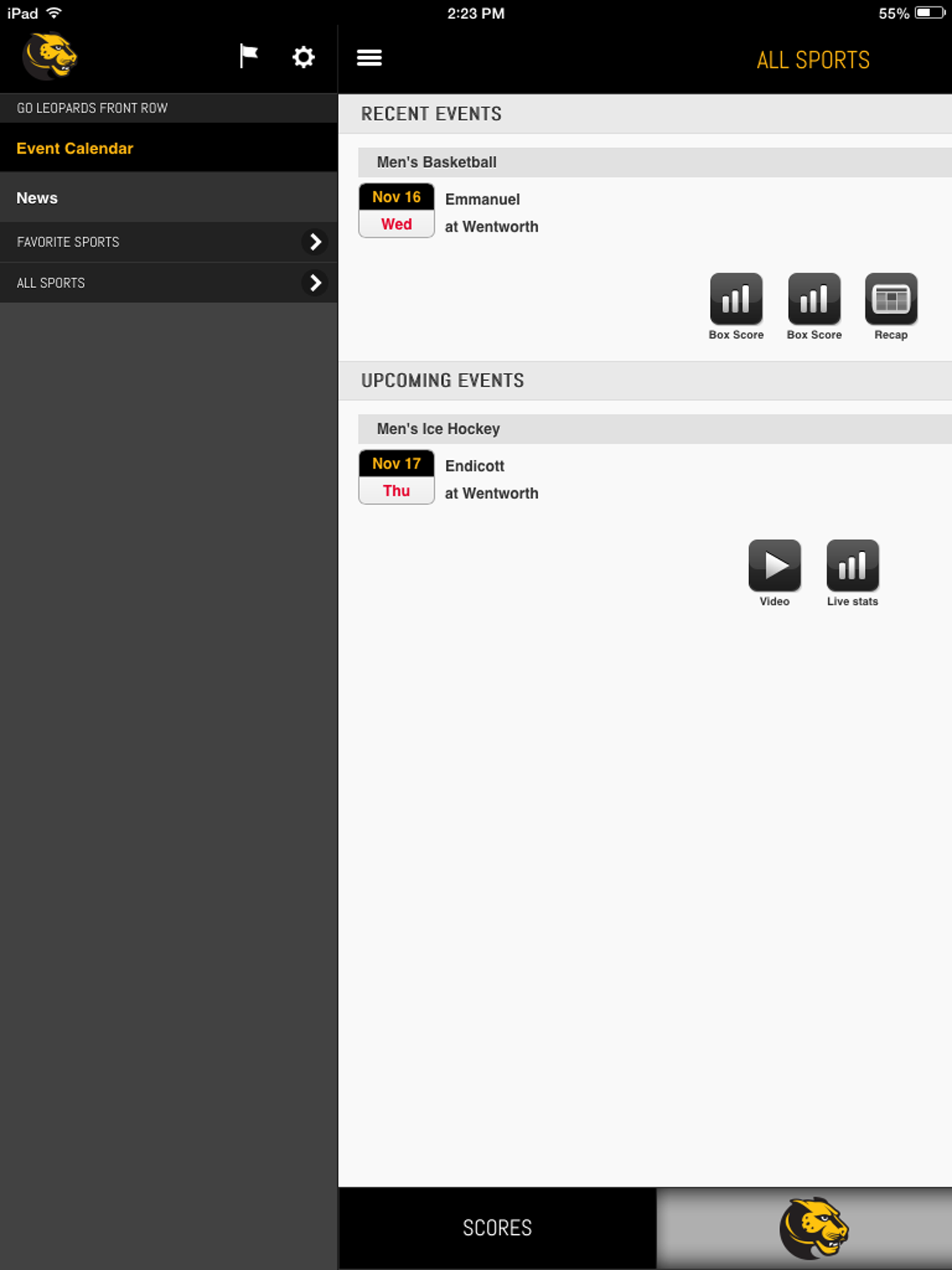 Go Leopards Front Row screenshot 8