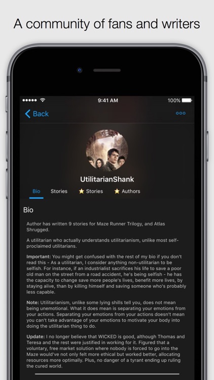 FanFiction Plus Millions of stories in your pocket screenshot-4
