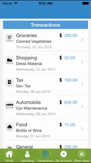 spending tracker expense lite iphone screenshot 3