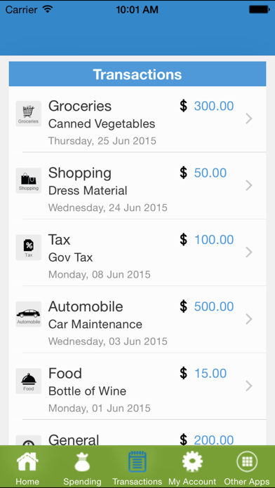 Spending Tracker Expense Liteのおすすめ画像3