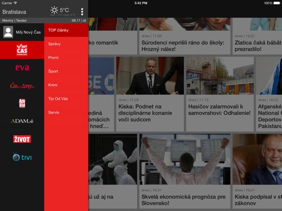 Screenshot #6 pour novycas.sk