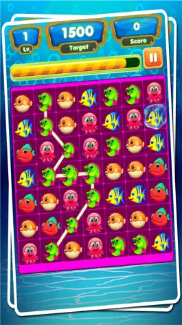 Game screenshot Ocean Fish Mania - Best Ocean Blast Match 3 Game apk