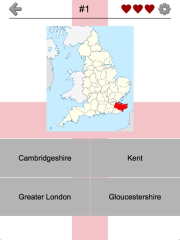 Counties of England Quizのおすすめ画像1