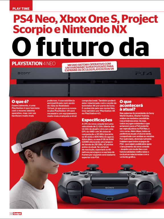 Gadget revista (Português) iPad screenshot 4 - Magazines & Newspapers app