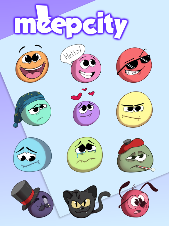 Screenshot #4 pour MeepCity Stickers