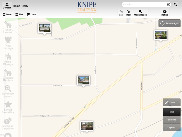 Knipe Realty Home Search for iPad