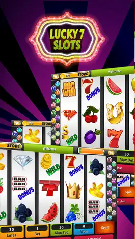 Game screenshot Lucky 7 Slot Machines – Spin 777 Lottery Wheel hack