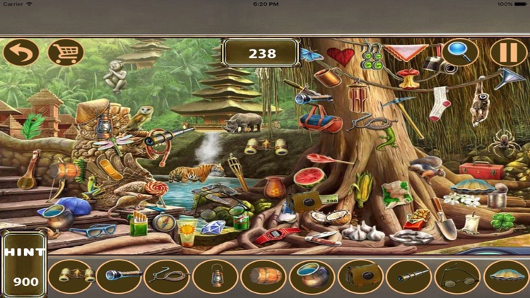 Free Hidden Objects : China Temple Hidden Object