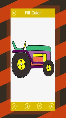 Game screenshot Dream Car Coloring Book - Toddlers Painting Pages hack