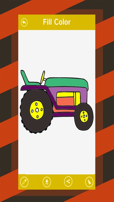 Screenshot #3 pour Dream Car Coloring Book - Toddlers Painting Pages