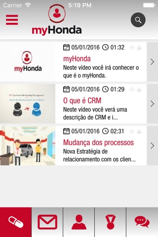 myHonda Treinamentos screenshot 2