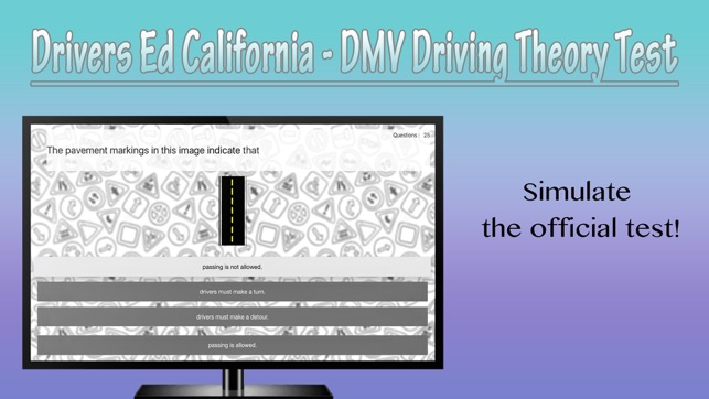 Drivers Ed California - DMV Driving Theory Test(圖2)-速報App