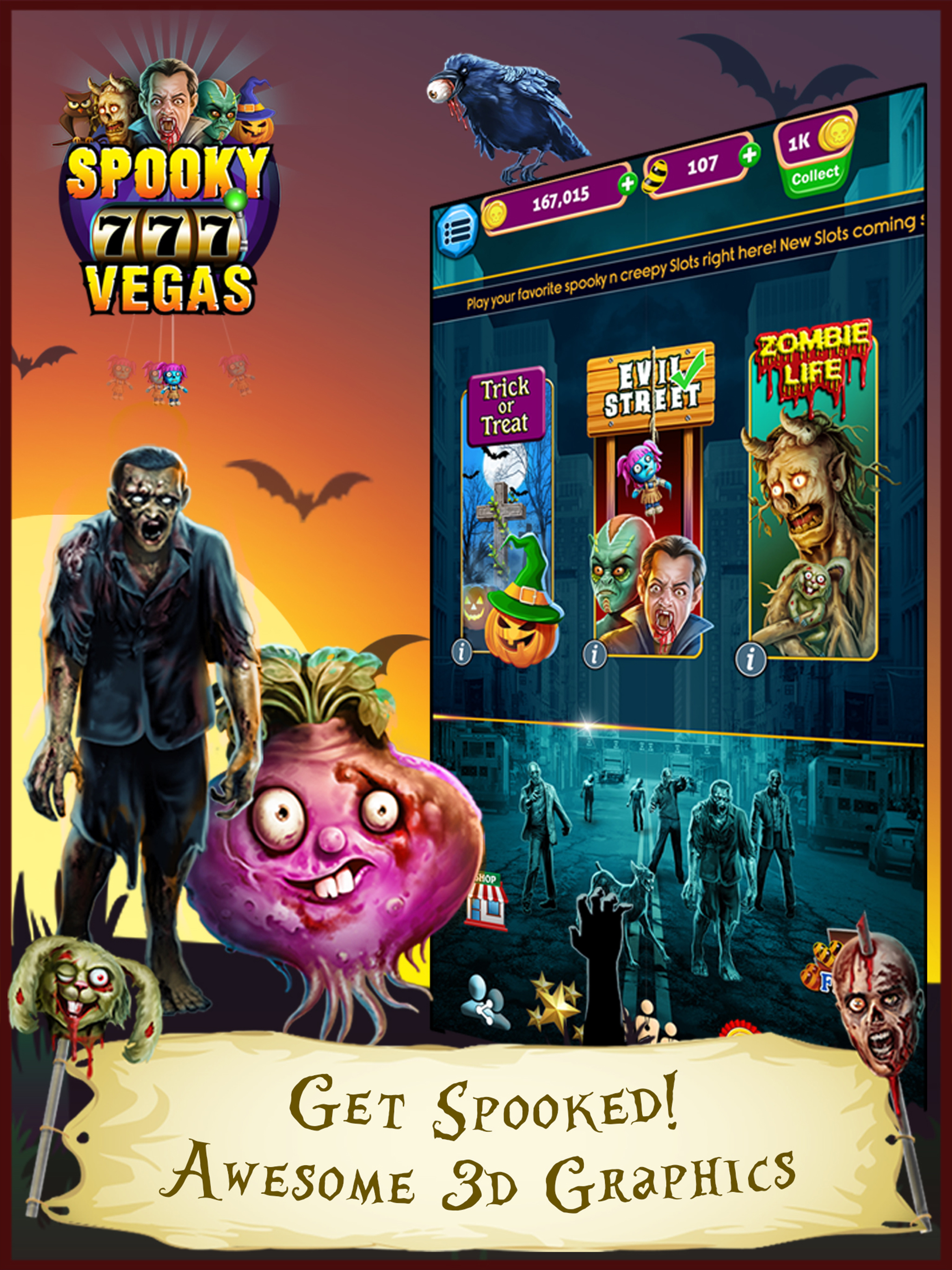 Spooky Vegas Slot Machines - Free Casino screenshot 6