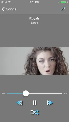 Game screenshot MusicVideoPlayer apk