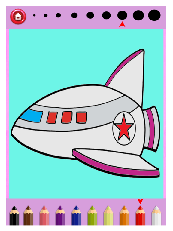 Screenshot #4 pour Avions Jets Coloring Book - Jeu de Avion